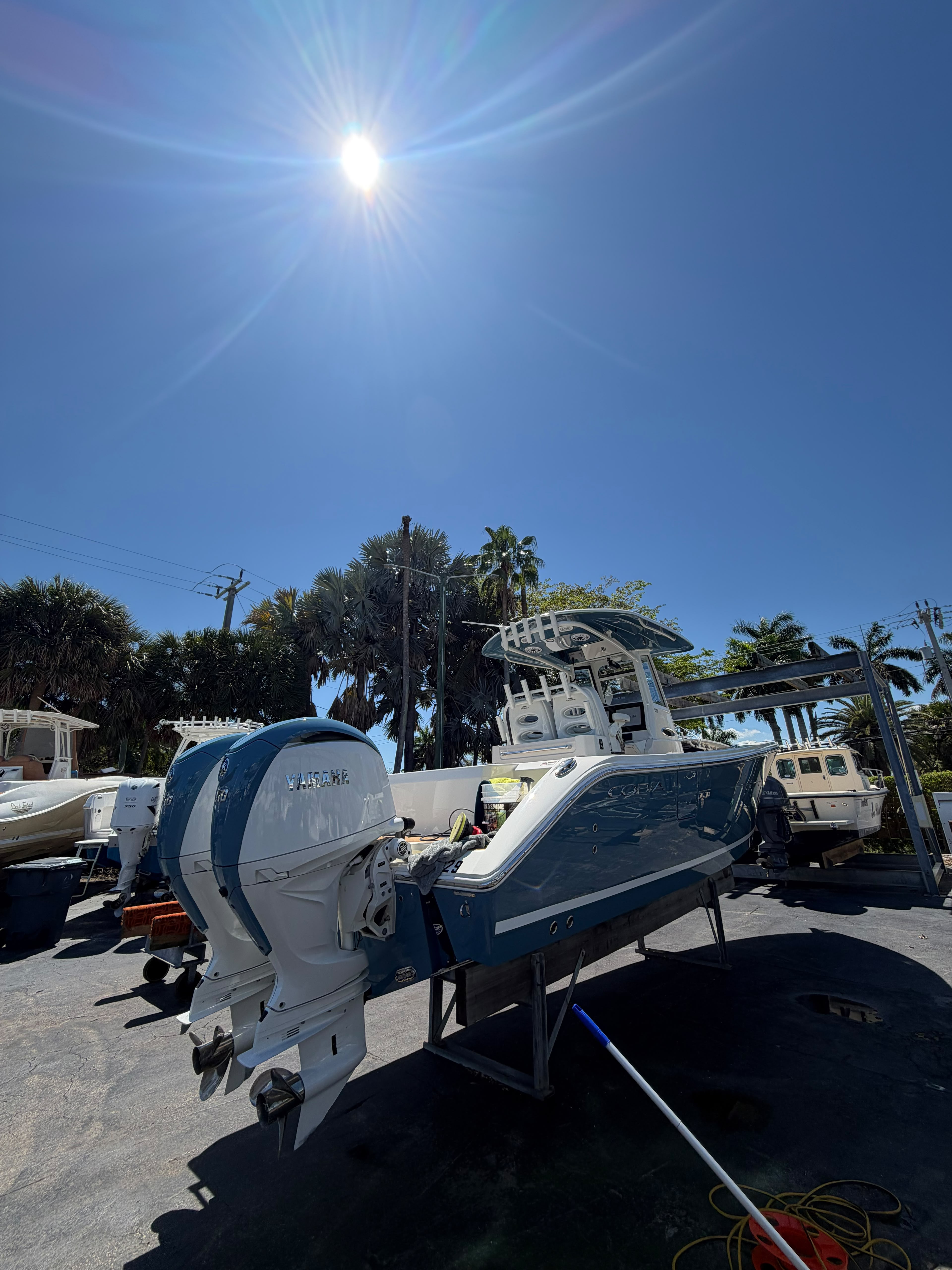 Cobia boat detail